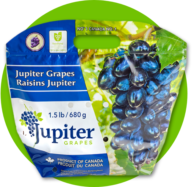 Jupiter<sup>®</sup> Grapes Packaging