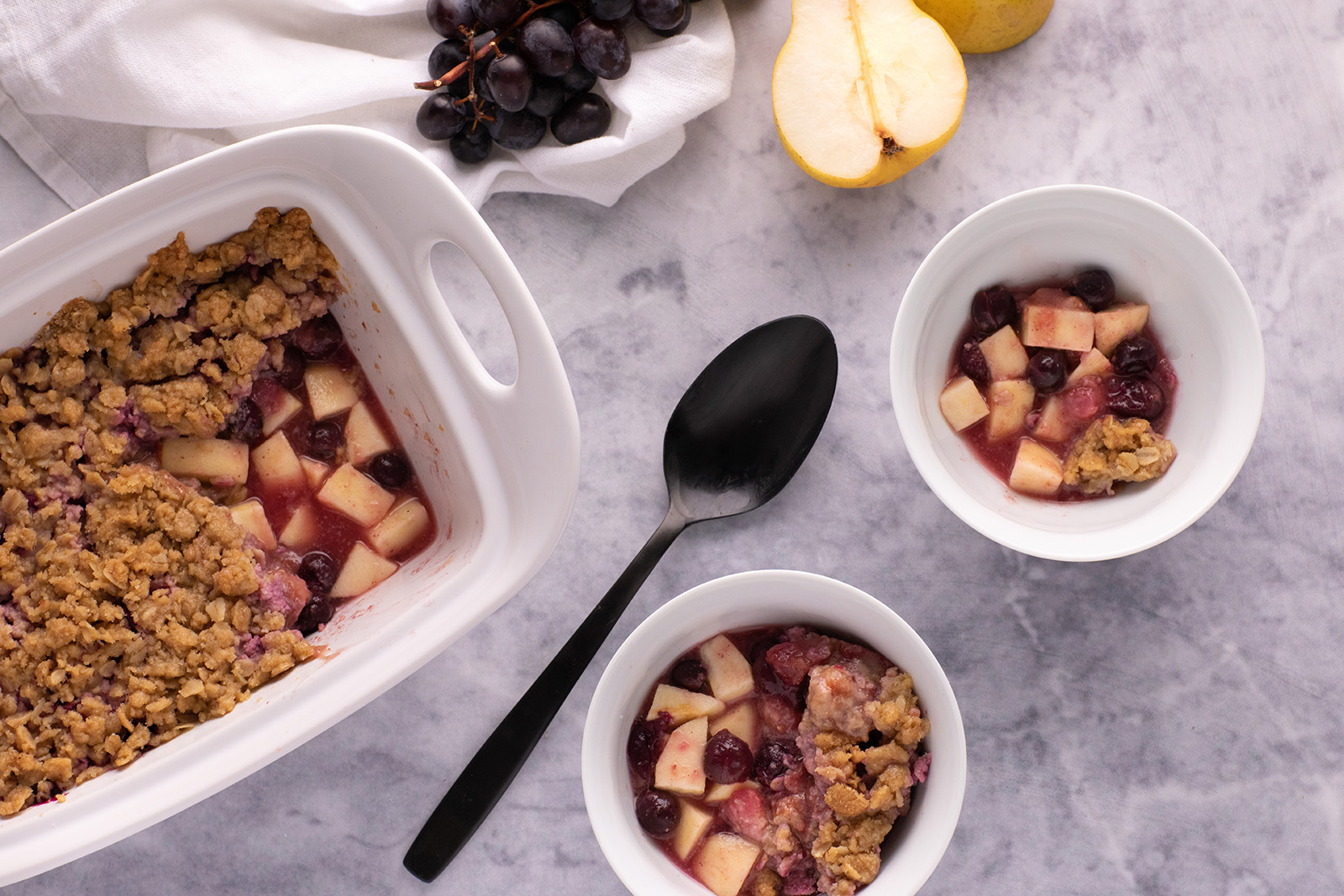  Jupiter<sup>®</sup> Grapes and Pear Crisp 