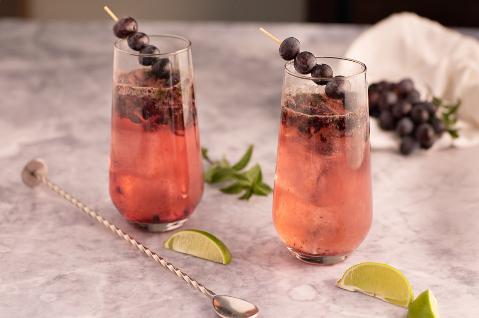  Jupiter<sup>®</sup> Grapes Mojito Mocktail