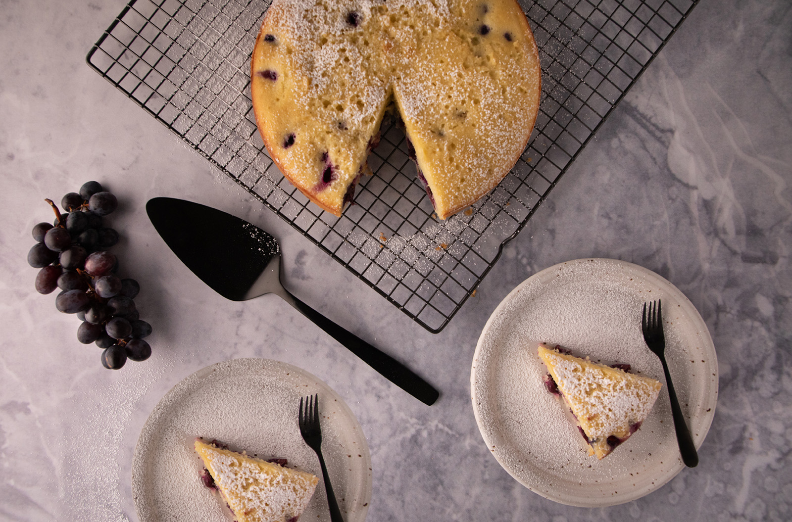  Ontario Jupiter<sup>®</sup> Grapes Olive Oil Cake 