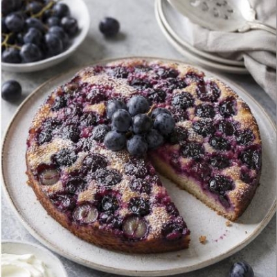 Blue Grape Snack Cake