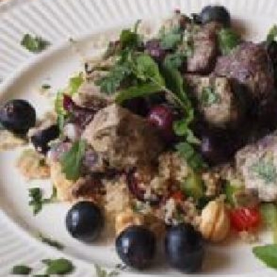 Moroccan Coronation Grape Couscous