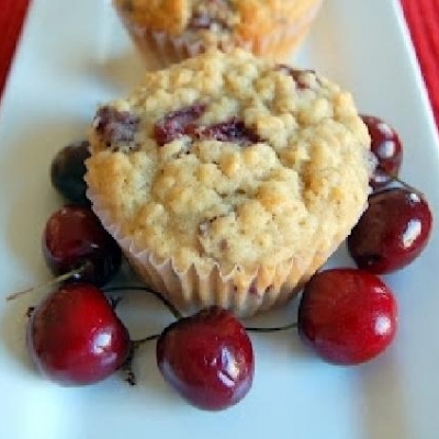 Cherry Oatmeal Muffins