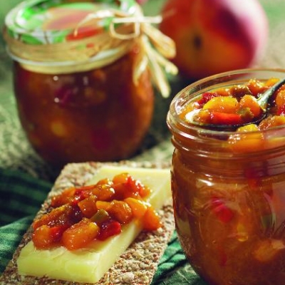 Ontario Peach Pepper Chutney