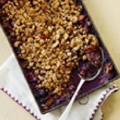 Barbecued Summer Fruit Gratin