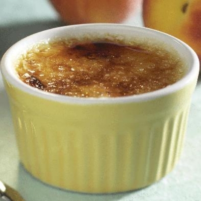 Ontario Peach Créme Brulée