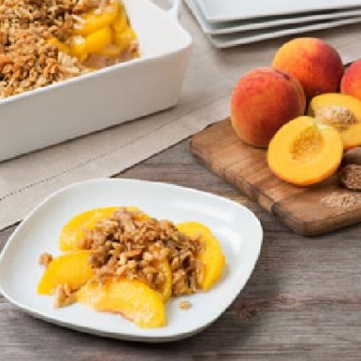 MAPLE PEACH CRUMBLE