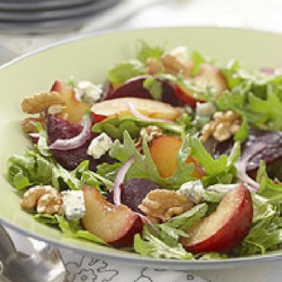 Savoury Ontario Plum Salad