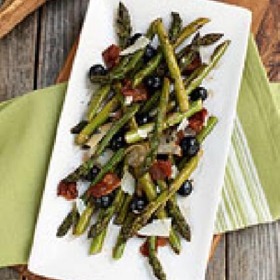 Roasted Asparagus and Coronation Grape Salad